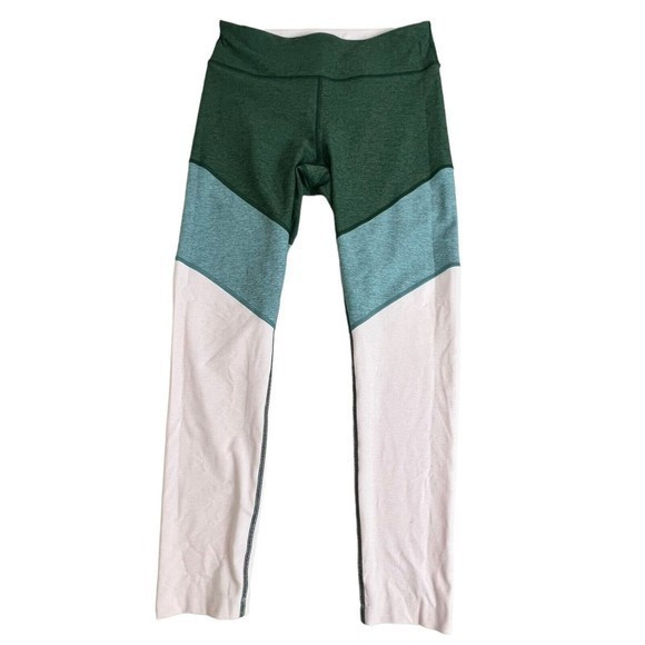 Outdoor Voices Womens Athletic‎ Springs Tricolor Full Length Leggings Large NWT - Picture 4 of 9